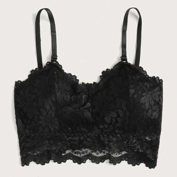 Other - Lace bralette padded black